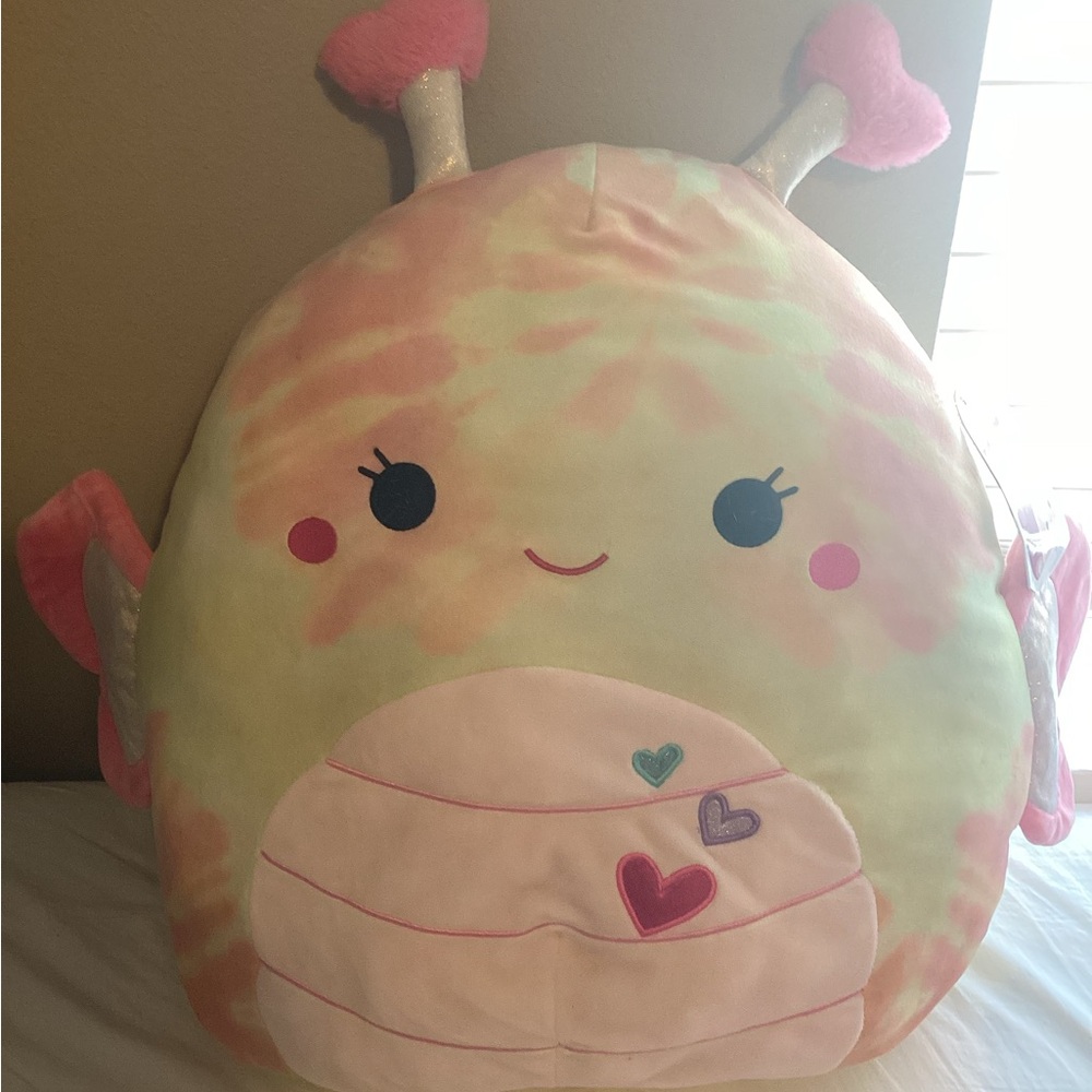 Squishmallow Balia Tie Dye 16” Valentines Day Kellytoy Walgreens Exclusive BNWT